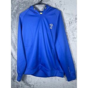 Atlanta National Golf Club Sunice Men's Performance Hoodie Blue Yellow Size XL